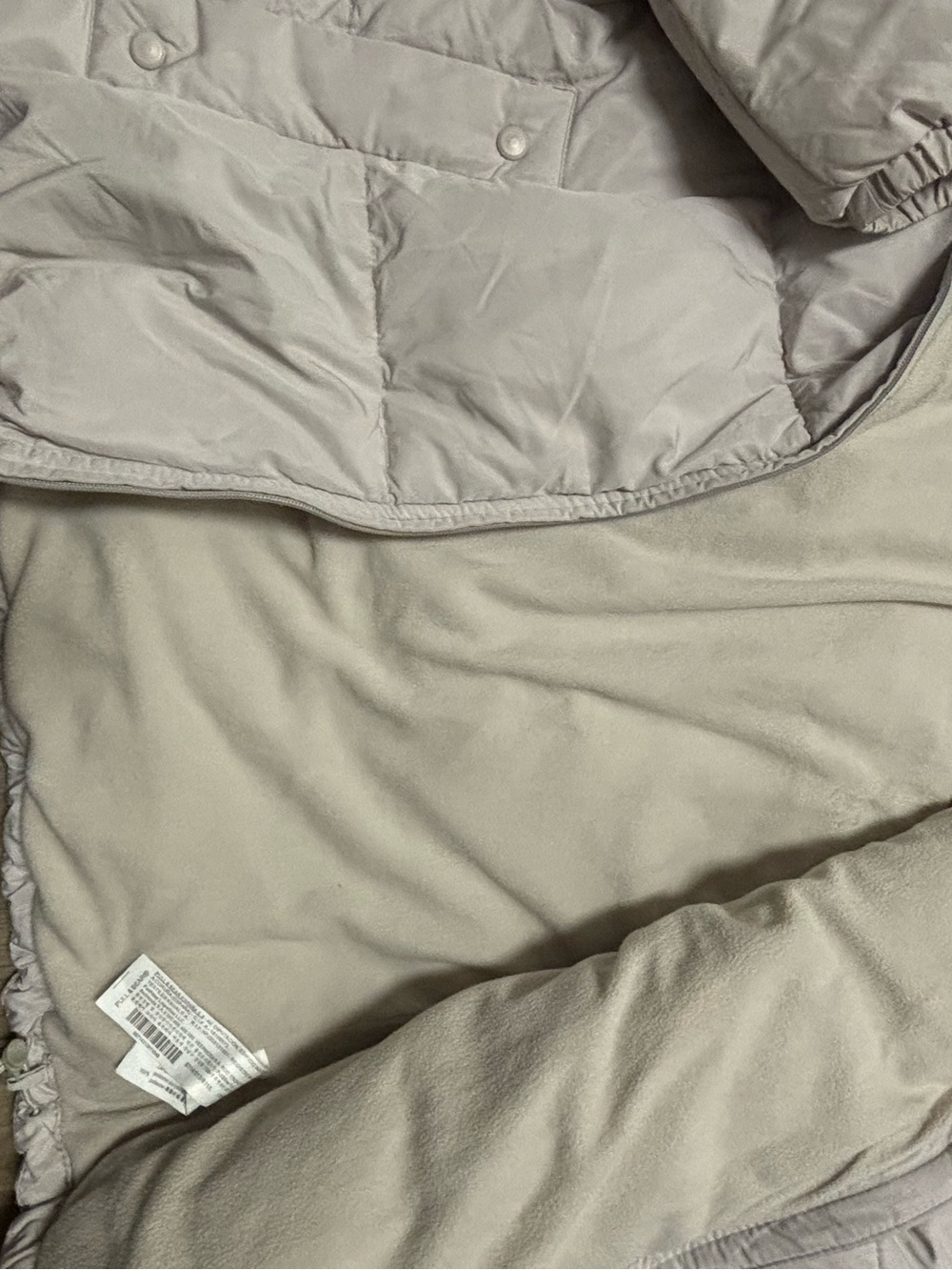 Pull&Bear Beige Fleece Jacket - Picture 6 of 8